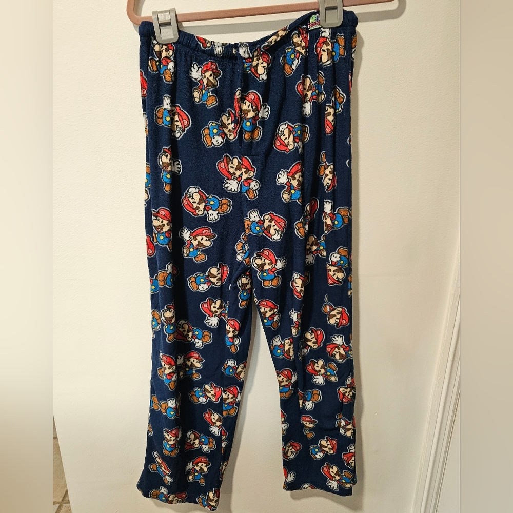 Super Mario Fleece Pajama Pants